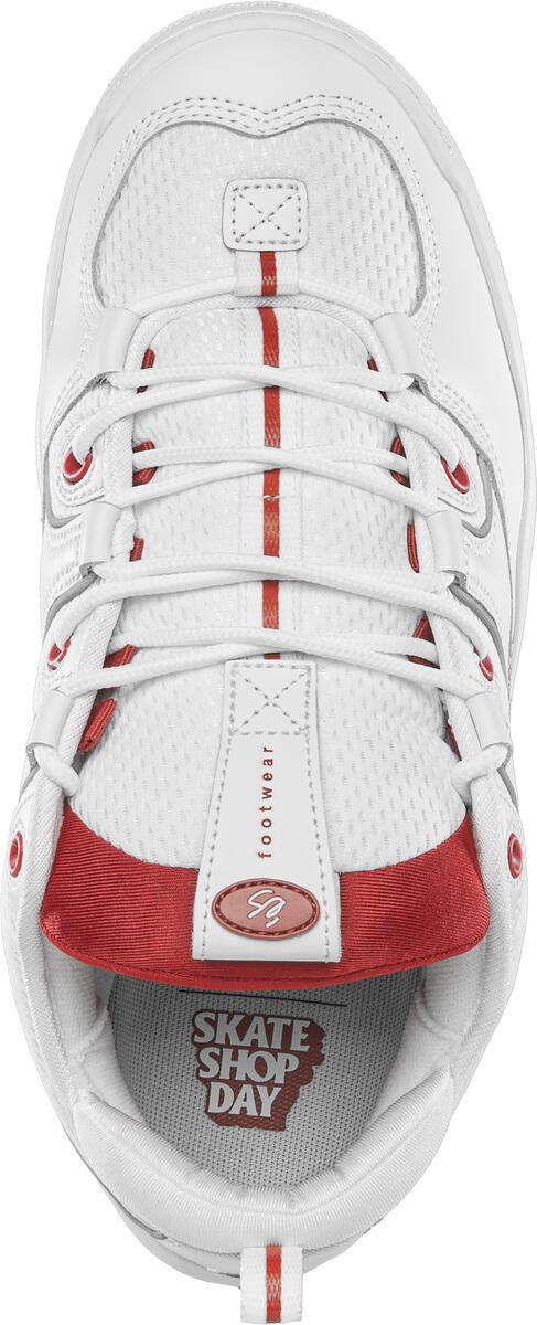 eS Shoes Two Nine 8 White Red K2 SKATE SHOP DAY SSD US SIZE Skateboard Sneakers