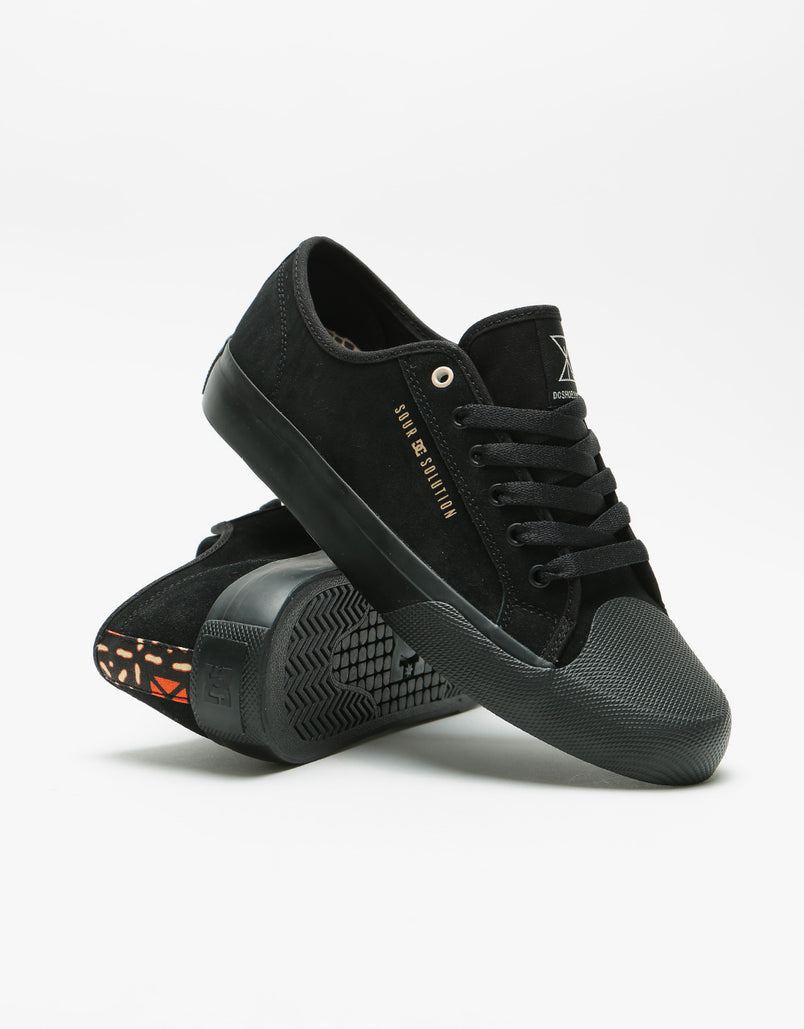 DC Shoes x SOUR SOLUTION Manual RTS Black Black US SIZE Skateboard Sneakers