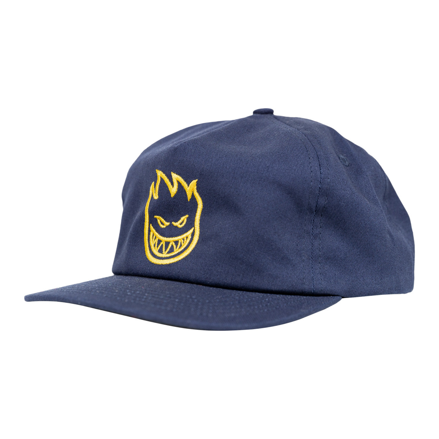 Spitfire Wheels Cap Bighead Navy/Gold Snapback OSFA Skateboard Hat