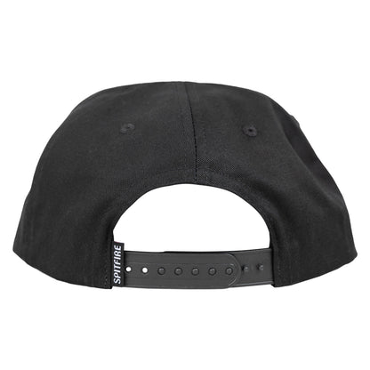 Spitfire Wheels Cap Classic 87 Swirl Black Grey Snapback Skateboard Hat