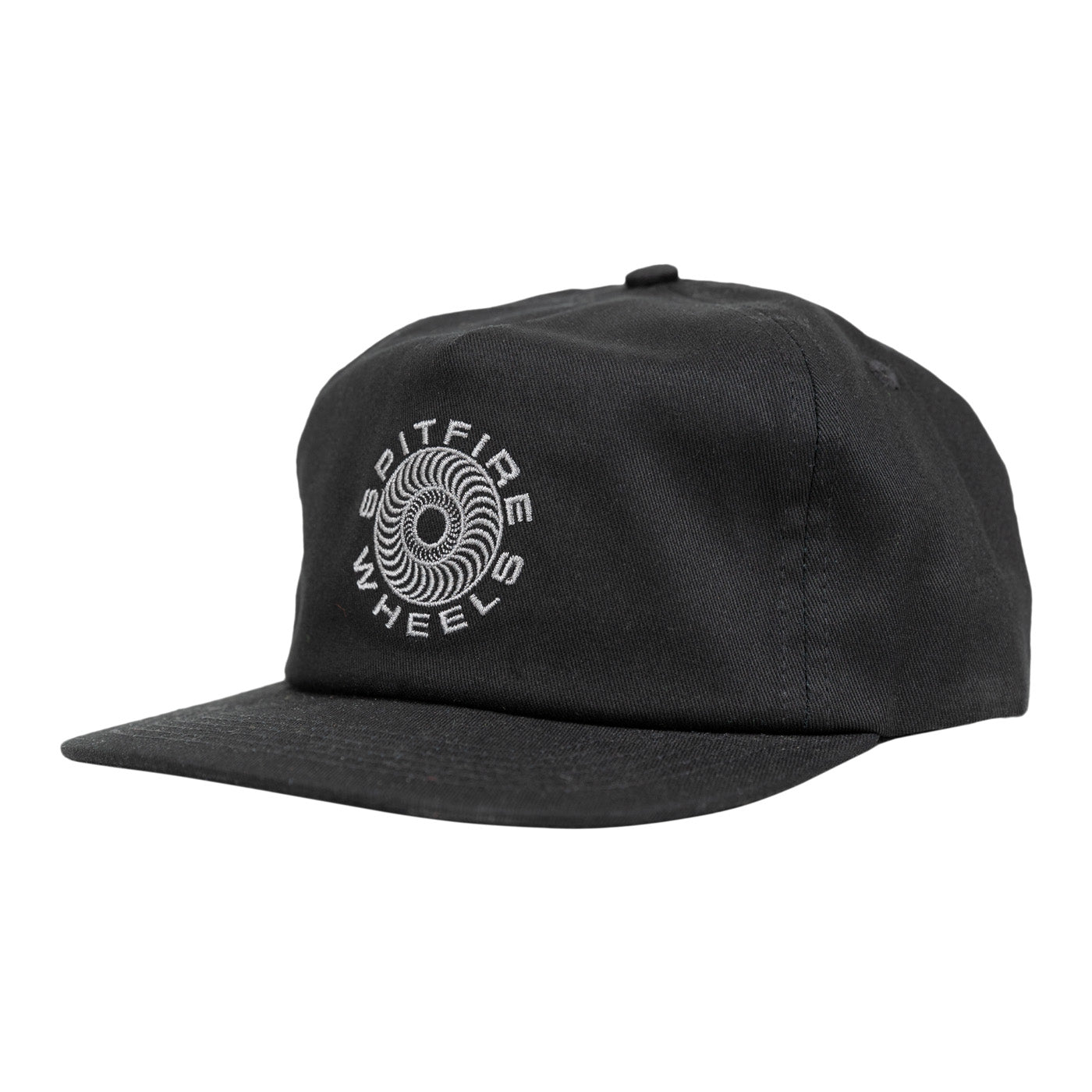 Spitfire Wheels Cap Classic 87 Swirl Black Grey Snapback Skateboard Hat