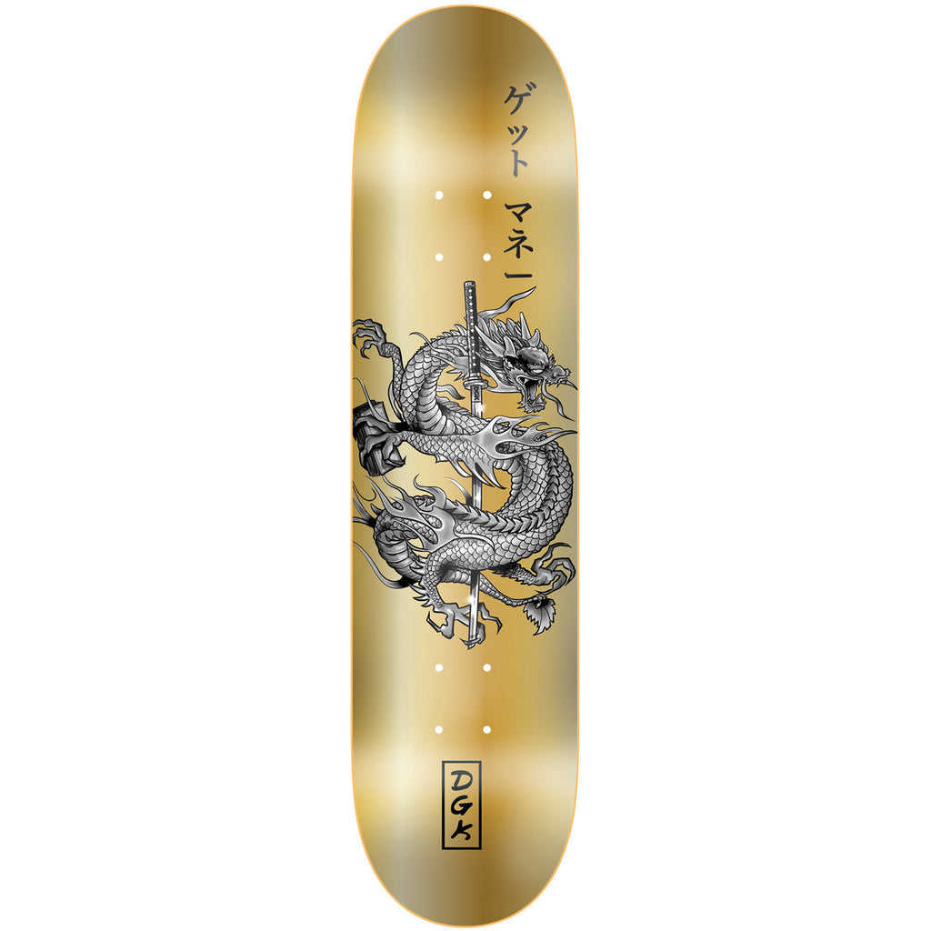 Dgk Skateboard Deck Get Money Gold 8 25