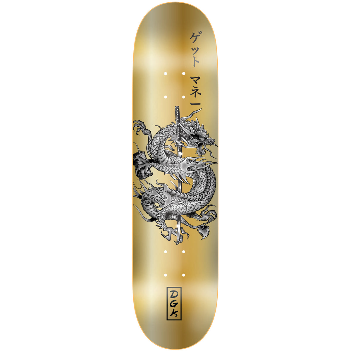 Dgk Skateboard Deck Get Money Gold 8 25
