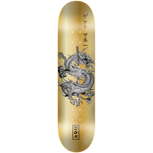 DGK Skateboard Deck Get Money Gold 8.25"