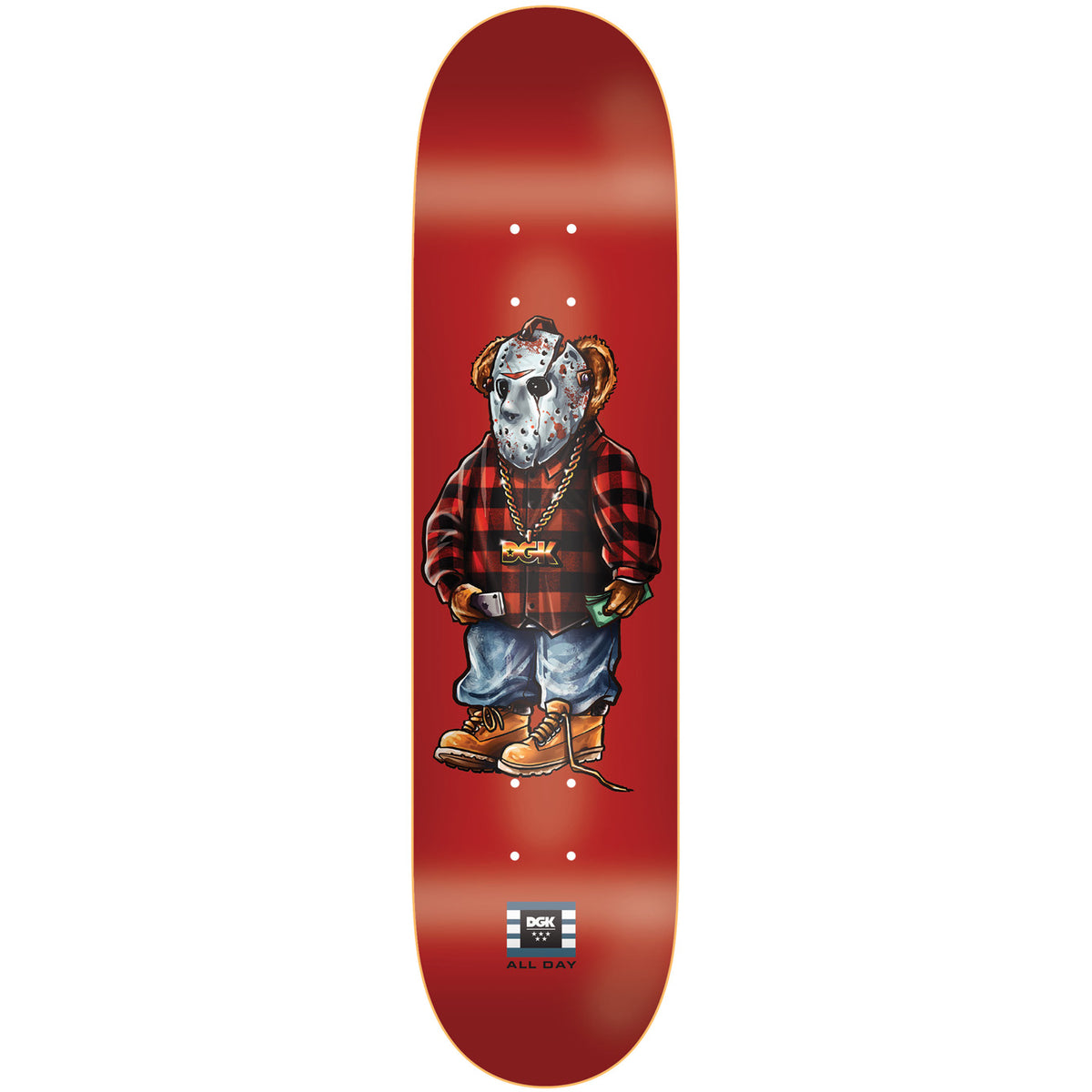 Dgk Skateboard Deck Connect Red 8 25