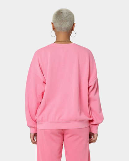Stussy Womens Dalton Oversized Crew Jumper Confetti