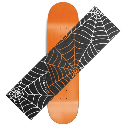 Hard Luck Grip Spider Web Black Single Sheet Skateboard Griptape