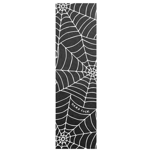 Hard Luck Grip Spider Web Black Single Sheet Skateboard Griptape
