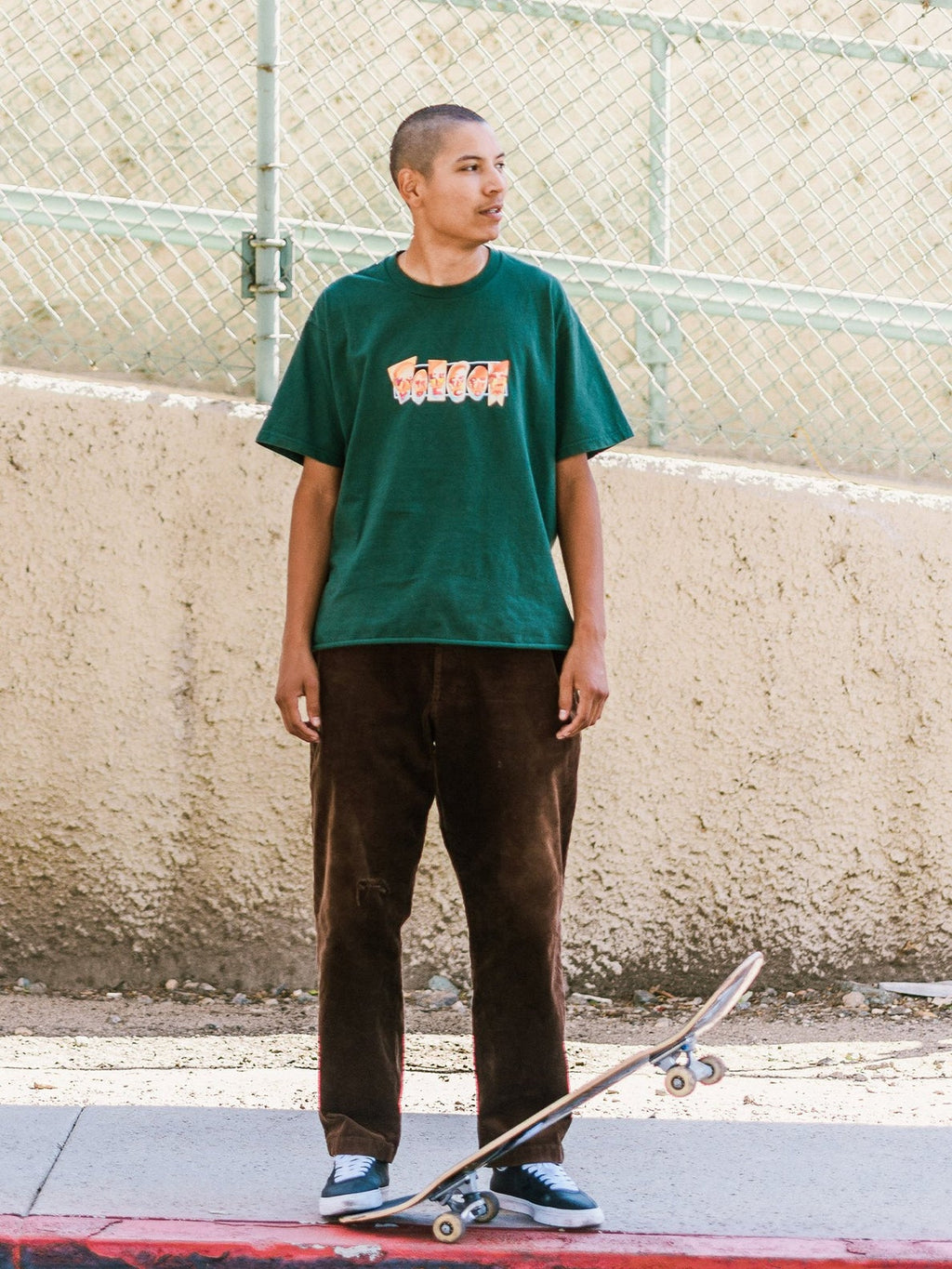 Volcom X Louie Lopez Pants Tapered Cord Dark Earth Skateboard Pants