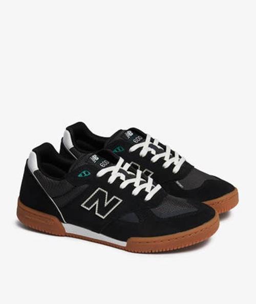 Nb Numeric Shoes 600 Tom Knox Black White Us Size Skateboard Sneakers