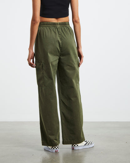 Stussy Womens Drew Cargo Beach Pant Dusty Green