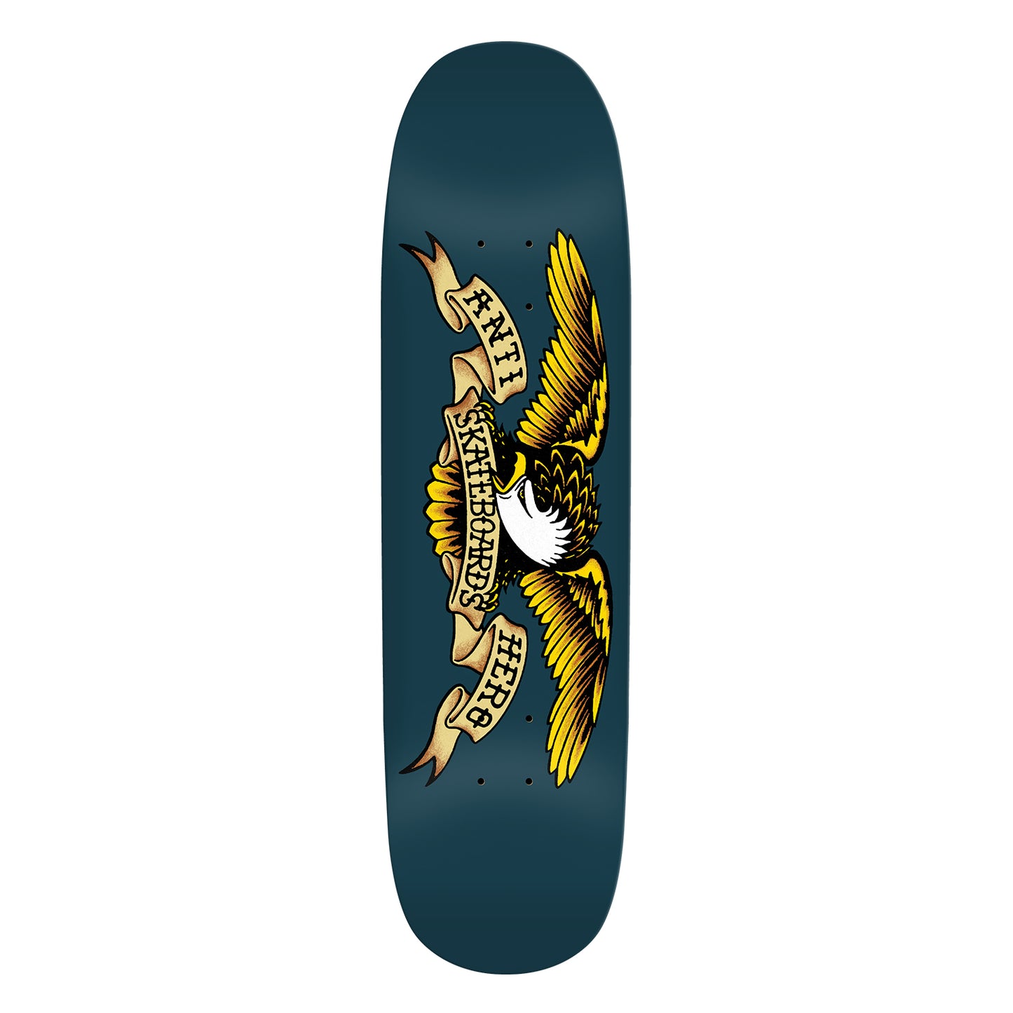 Anti Hero Skateboard Deck Shaped Eagle Blue Meanie 8.75"