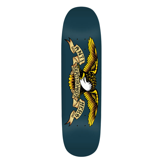 Anti Hero Skateboard Deck Shaped Eagle Blue Meanie 8.75"