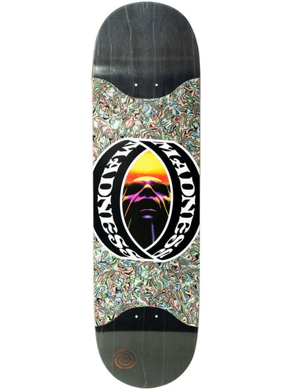 Madness Skateboard Deck Vision R7 Slick Black/Multi 8.625"