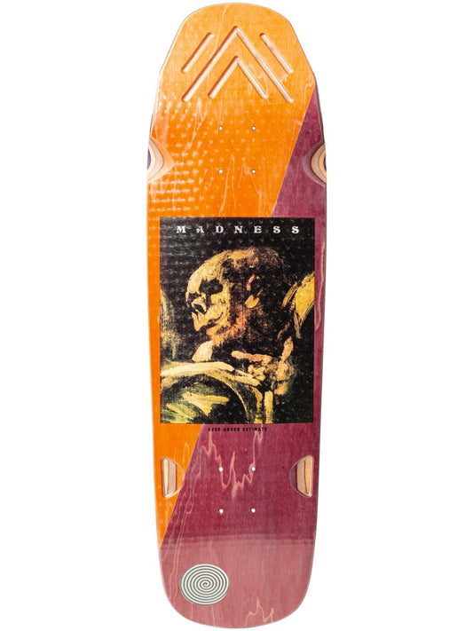 Madness Skateboard Deck Wrath R7 Orange 9" Shaped