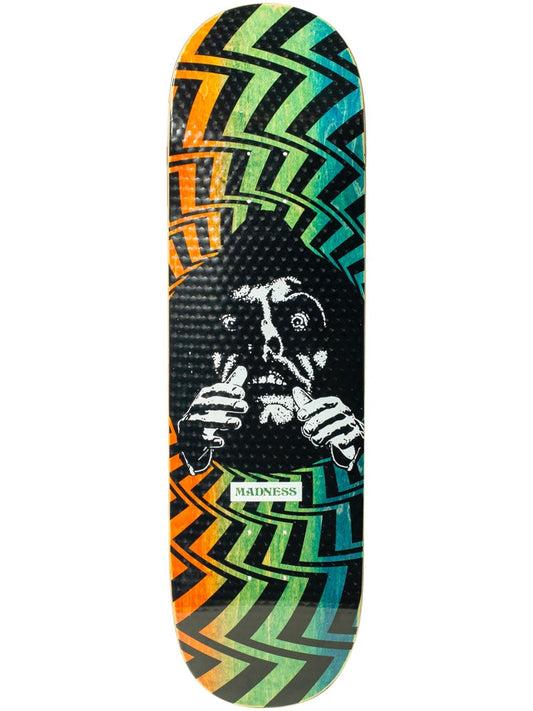 Madness Skateboard Deck Darkness R7 Black 9"