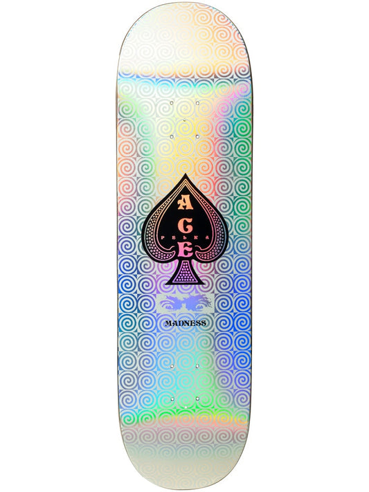Madness Skateboard Deck Card Super Sap R7 Ace Pelka 8.75"