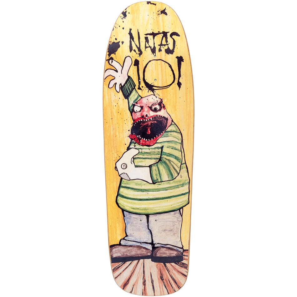101 Skateboards Deck Natas Sock Puppet Slick Yellow 9 625 Reissue