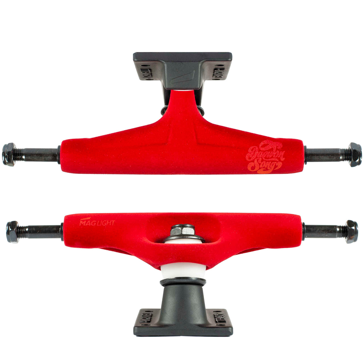 Tensor Skateboard Trucks Mag Light Velvet Daewon Song/Red 5.25 Hollow 8"
