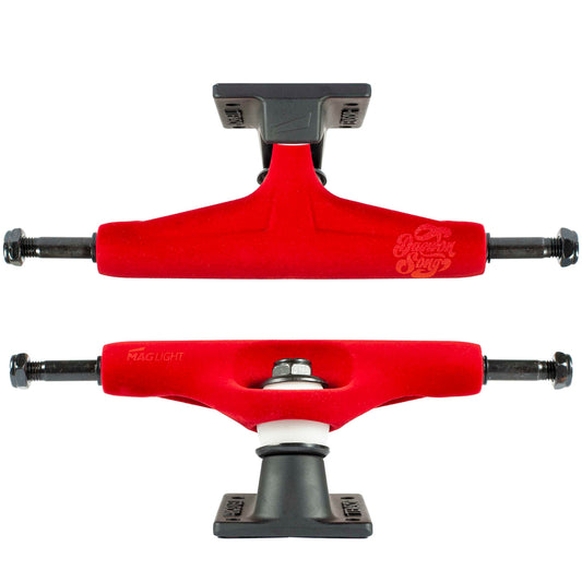 Tensor Skateboard Trucks Mag Light Velvet Daewon Song/Red 5.25 Hollow 8"