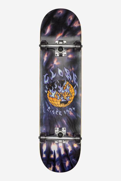 Globe Complete Skateboard G1 Ablaze Black Dye 8"