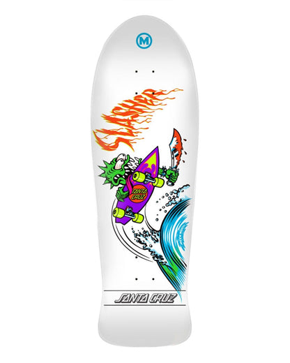 Santa Cruz Skateboards Deck Meek OG Slasher White Reissue 10.1"