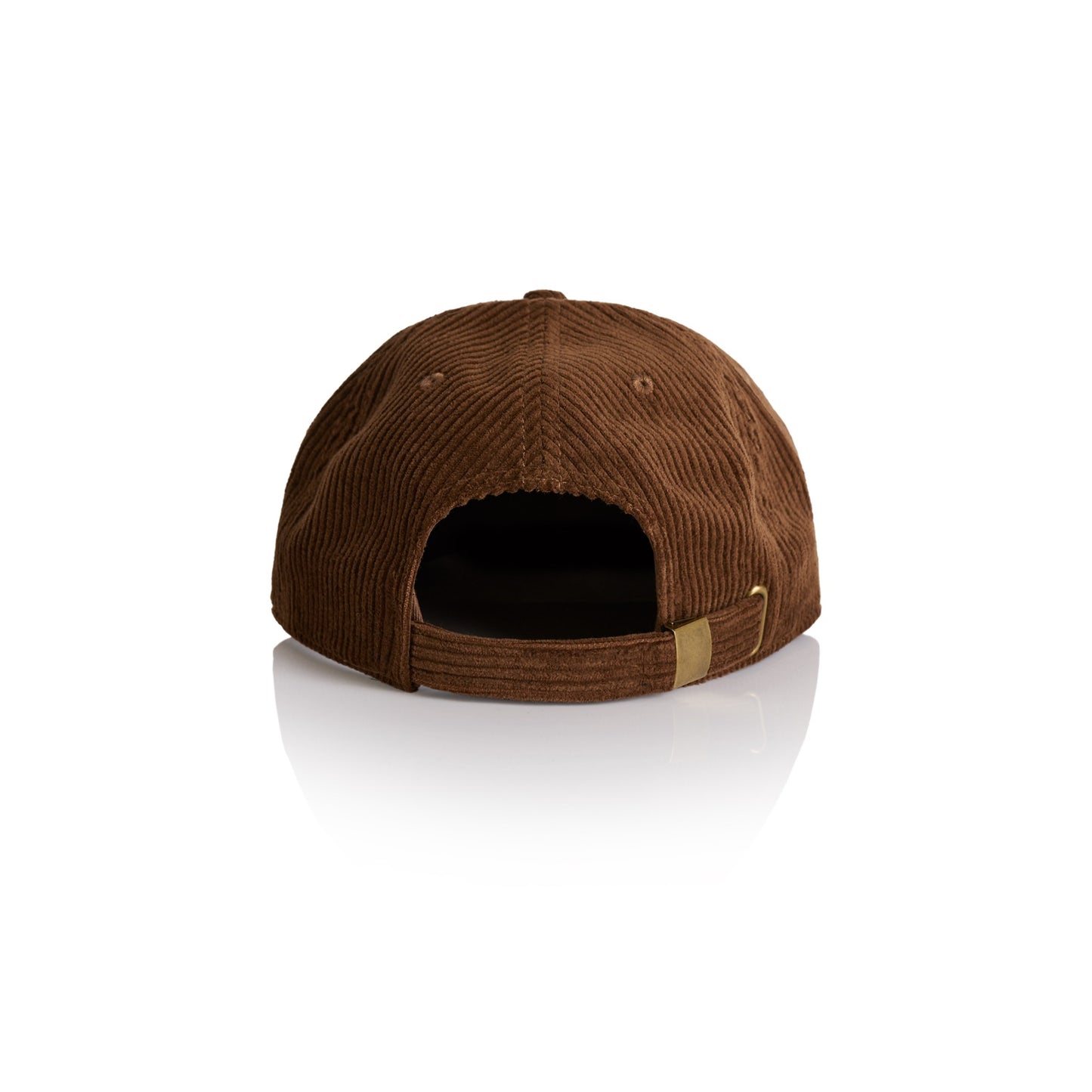 Kingpin Skate Supply Cap Cord Leather Box Patch Brown Strapback Skateboard Hat