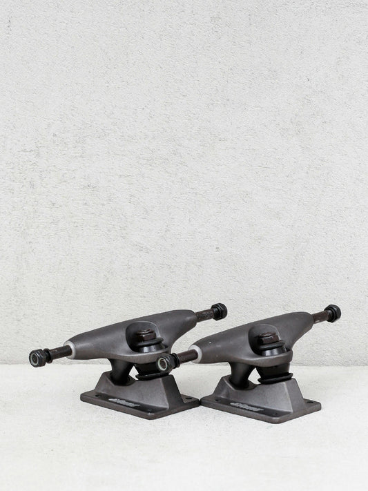 Slant Skateboard Trucks Matte Black 5.375" Standard 8.25" Axles