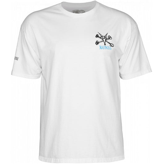 Powell Peralta Tee Rat Bones White Reissue Skateboard T-Shirt