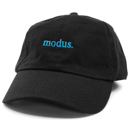 Modus Bearings Cap OG Embroidery Black OSFM Skateboard Hat