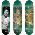Dgk Skateboard Deck Bruce Lee Emerald Golden Dragon Lenticular 8 25