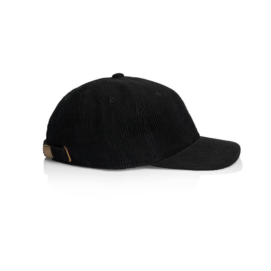 Kingpin Skate Supply Cap Class Cord Black Strapback Skateboard Hat