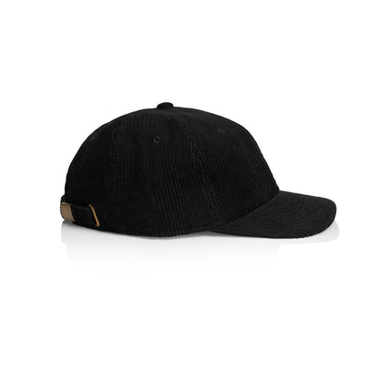 Kingpin Skate Supply Cap Class Cord Black Strapback Skateboard Hat