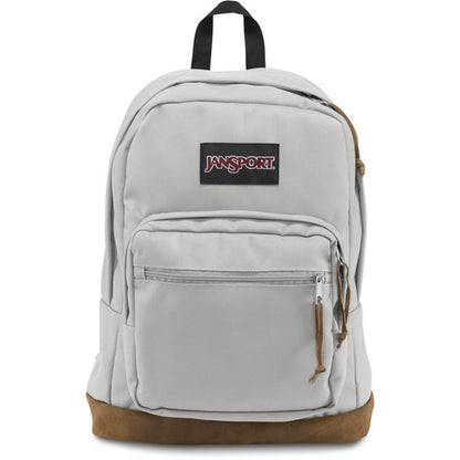 Jansport Backpack Right Pack Grey Rabbit 31L Luggage Skate School Travel Bag