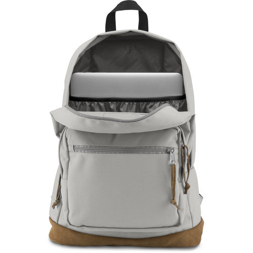 Jansport Backpack Right Pack Grey Rabbit 31L Luggage Skate School Travel Bag