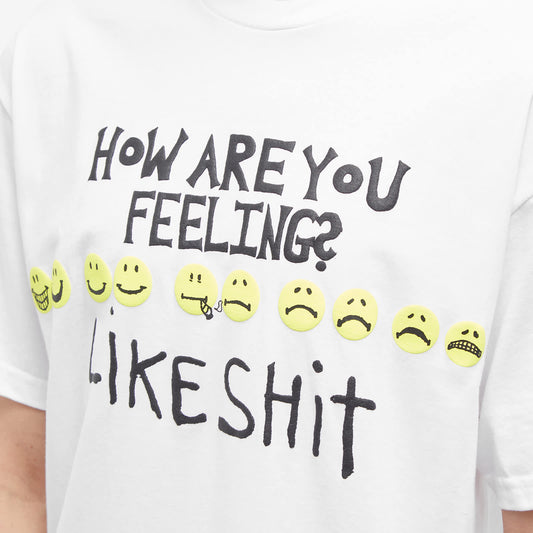 Fucking Awesome Tee How Are You Feeling White FA Skateboard T-Shirt