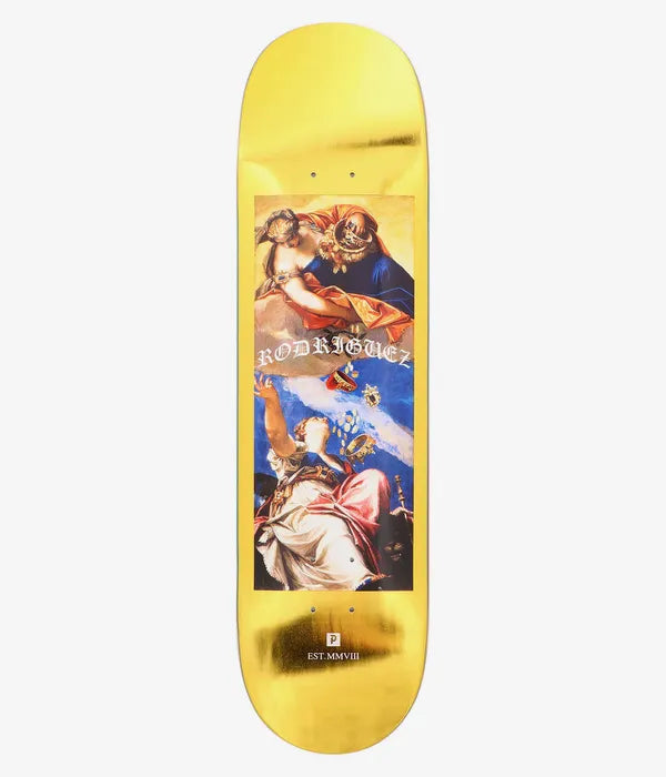 Primitive Skateboard Deck Prod Exchange Gold Foil 8 125 Paul Rodriguez