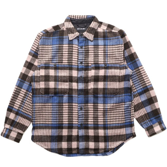 Quasi Screen Flannel Shirt Puce