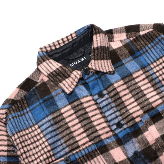 Quasi Screen Flannel Shirt Puce
