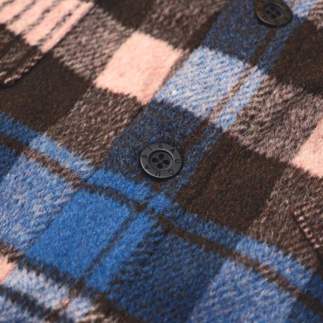 Quasi Screen Flannel Shirt Puce
