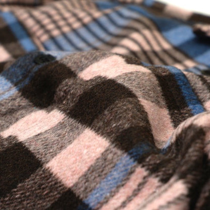 Quasi Screen Flannel Shirt Puce