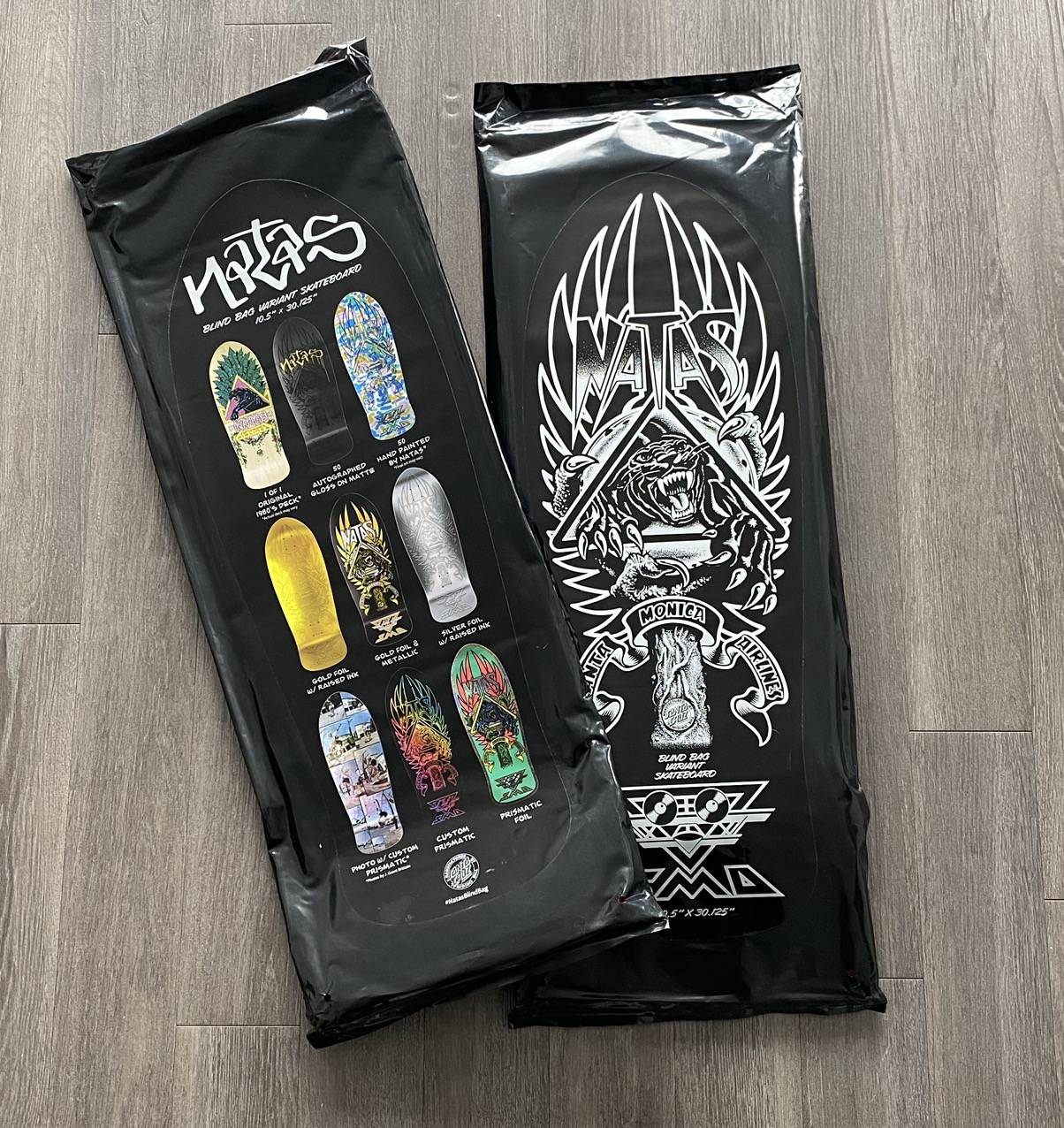 Santa Cruz Skateboards Natas Kaupas Panther SMA 10.5" Deck Reissue Blind Bag