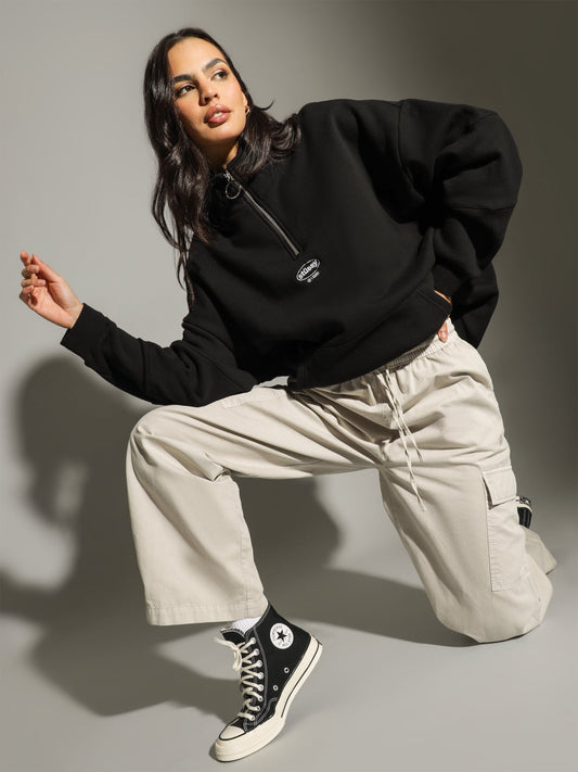 Stussy Womens Drew Cargo Beach Pant Sand