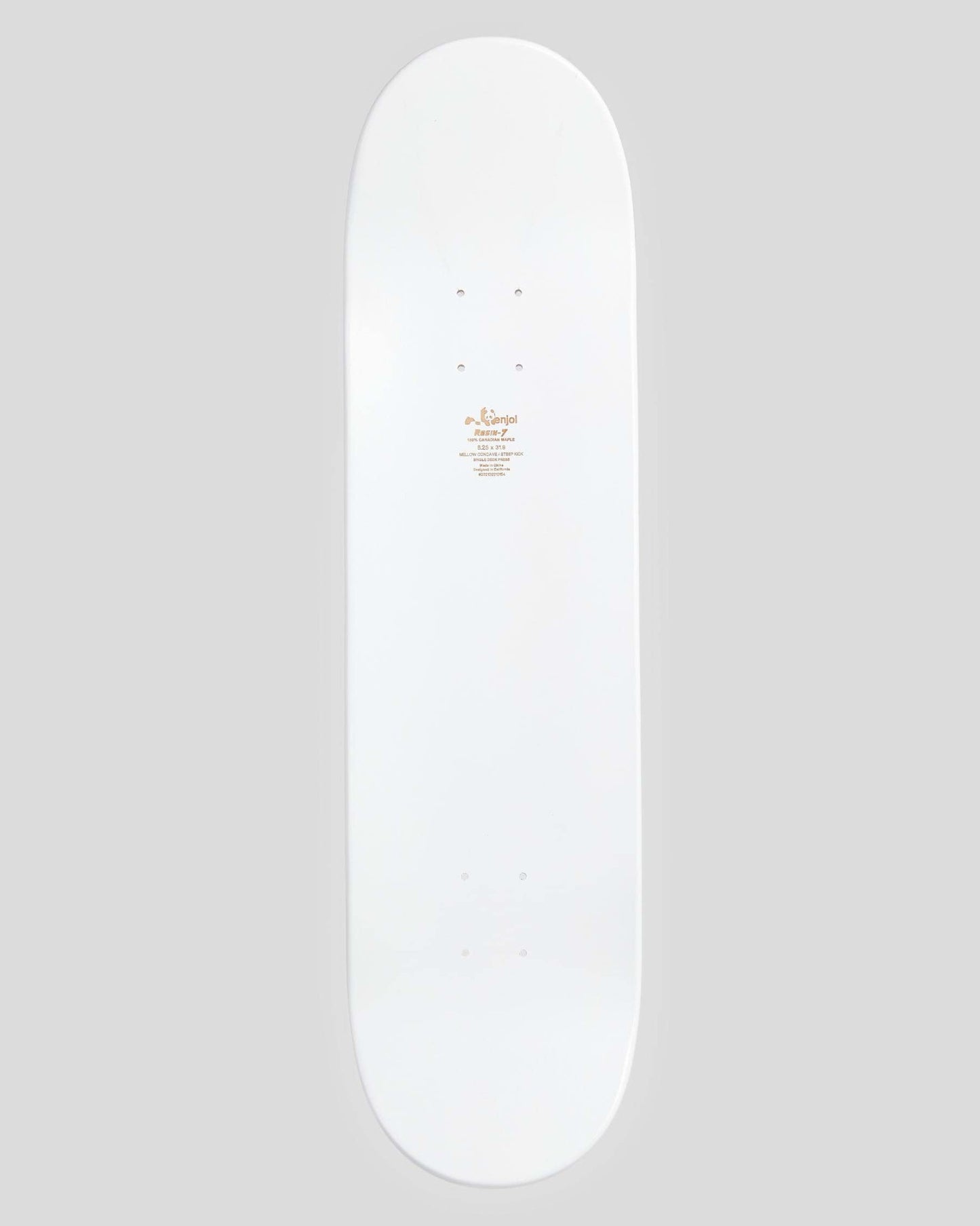 Enjoi Skateboard Deck Whitey Panda Logo R7 Wide 8.5" Full Dip