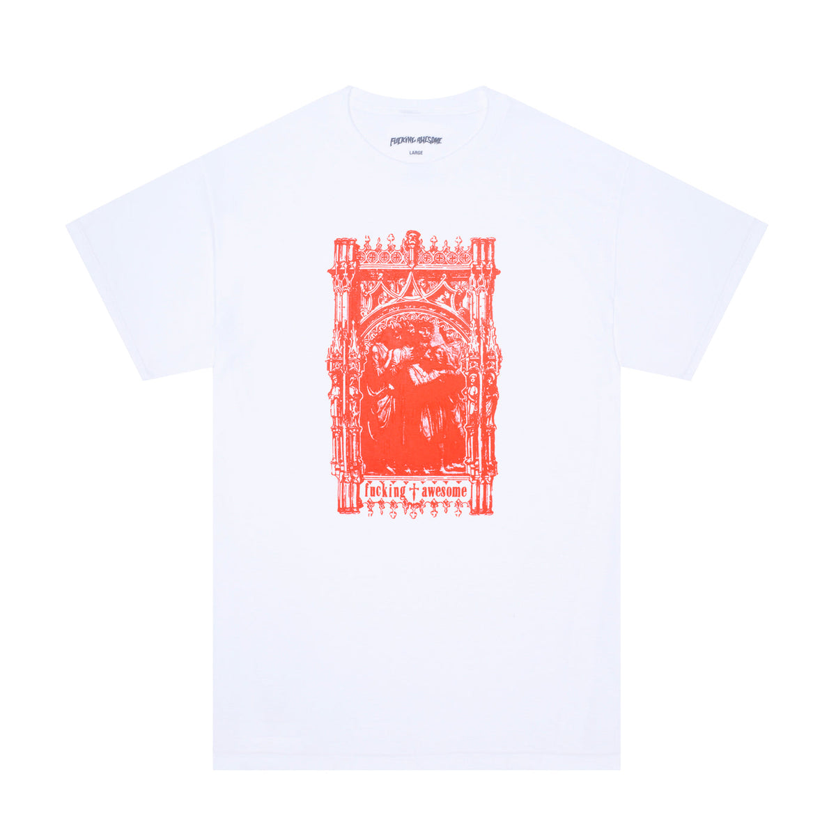 Fucking Awesome Tee Cathedral White Fa Skateboard T Shirt