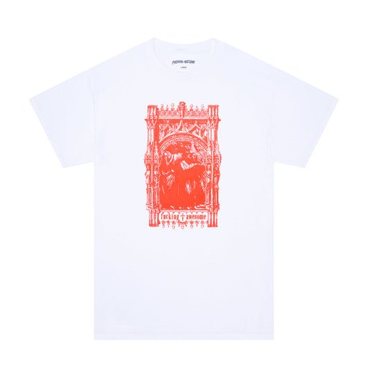 Fucking Awesome Tee Cathedral White FA Skateboard T-Shirt