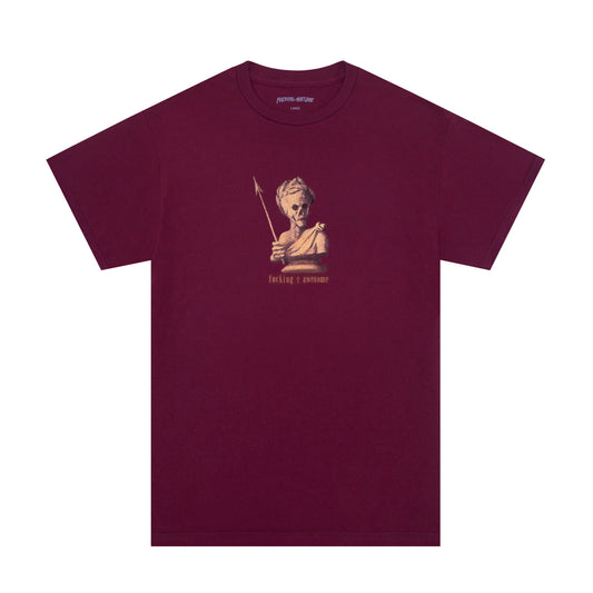 Fucking Awesome Tee Kansas Maroon FA Skateboard T-Shirt