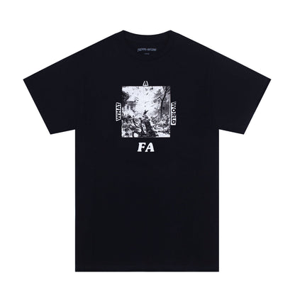 Fucking Awesome Tee What A World Black FA Skateboard T-Shirt