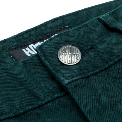 Hockey Jeans Double Knee Dark Green Skateboard Pants