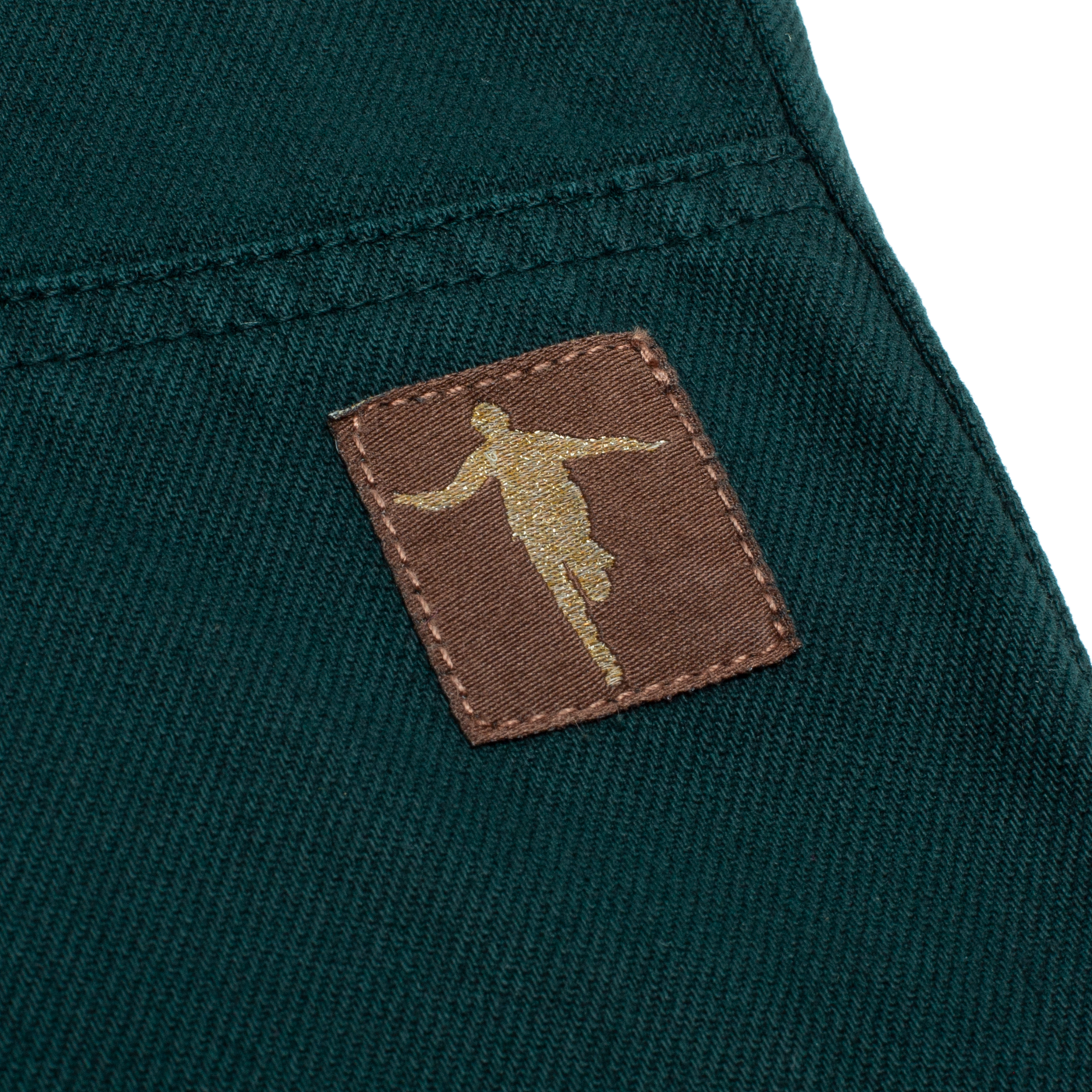 Hockey Jeans Double Knee Dark Green Skateboard Pants